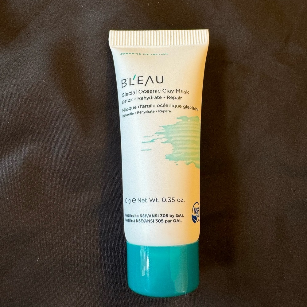 Bl’eau 100% NATURAL GLACIAL OCEANIC Clay Mask 0.35oz
